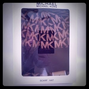 Michael Kors scarf and matching stocking hat!